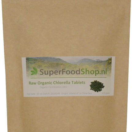 Chlorella Raw Organic superfood kopen