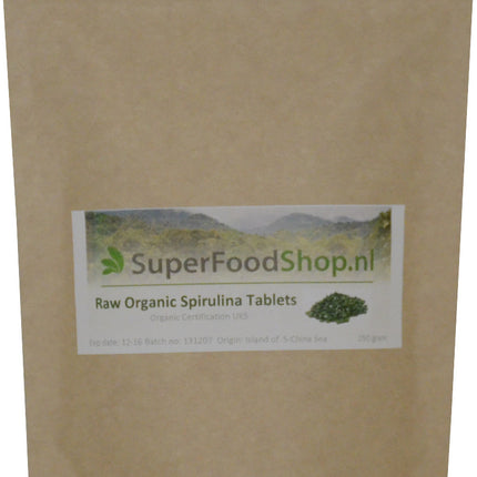 Spirulina Raw & Organic superfood online kopen 