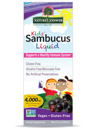 Vlierbessen Extract voor Kinderen – Sambucus 120 ml - Nature's Answer - SuperfoodShop