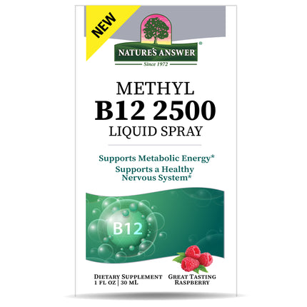 Methyl B12 2500 mcg Spray – Raspberry – 30 ml