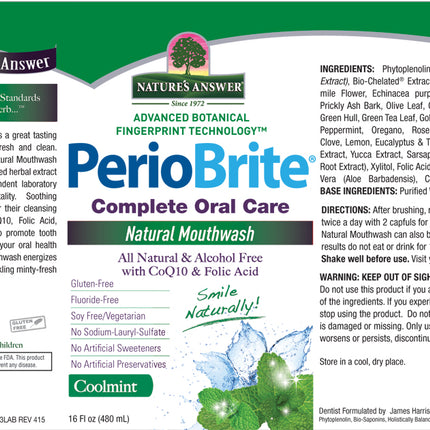 Mondwater PerioBrite Nature's Answer
