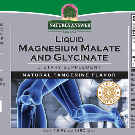 Vloeibare Magnesium Bisglycinaat & Malaat - Nature's Answer