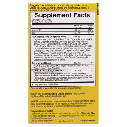 Vitamin Code Raw Zink | Garden of Life
