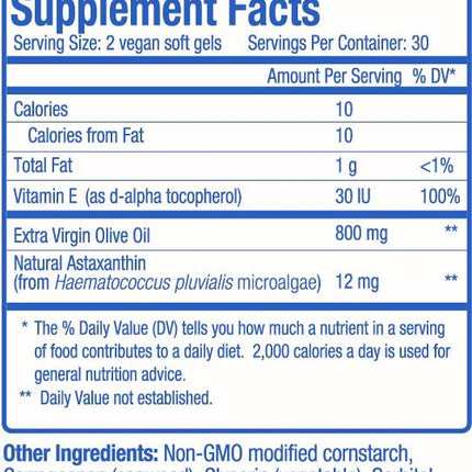 Deva Nutrition Super Antioxidant Astaxanthin 4 mg - 30 vegan Softgels 
