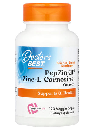 PepZin GI – Zinc‑L‑Carnosine, 120 plantaardige capsules