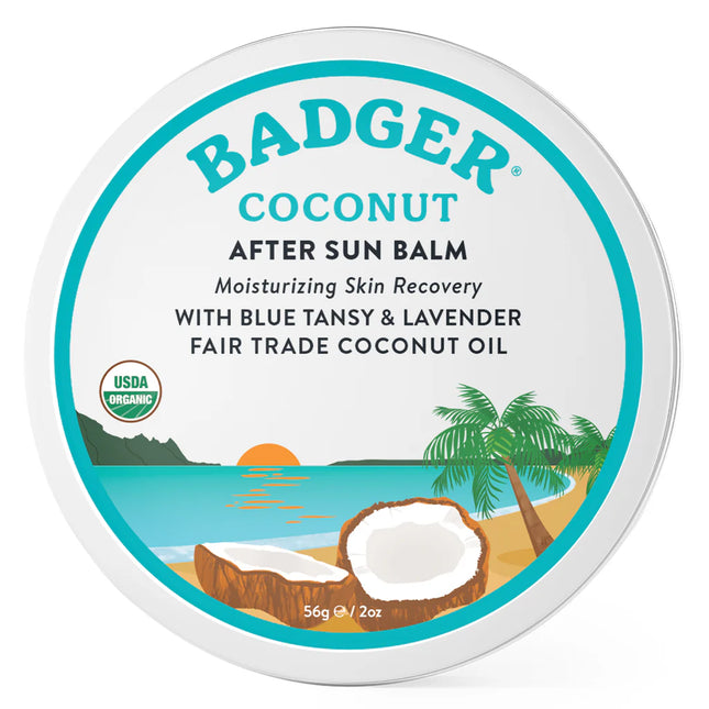 Badger Coconut After Sun Balm – 56 g – Biologisch & Herstellend
