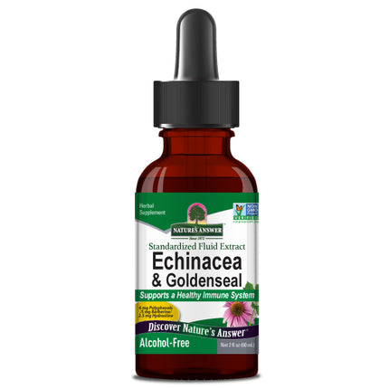Echinacea & Goldenseal Vloeibaar Extract – 30ml – Alcoholvrij