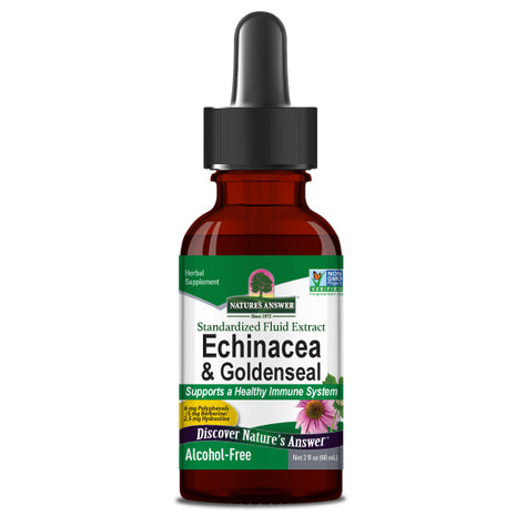 Echinacea & Goldenseal Vloeibaar Extract – 59ml – Alcoholvrij