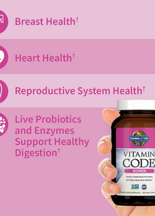 Vitamin Code Women – Multivitamine uit Echte Voeding (120 capsules)