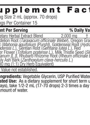 Lever Support – Alcoholvrij Kruidenextract (30 ml) - Nature's Answer - SuperfoodShop