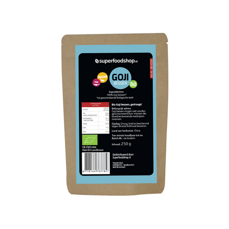 Goji Berries 250gr – Pure &amp; Natural Superfood!