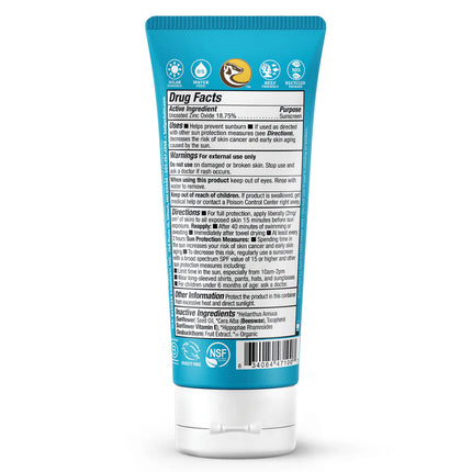 Clear Zinc Minerale Zonnebrandcrème SPF 30 – 87 ml – Ongeparfumeerd & Biologisch