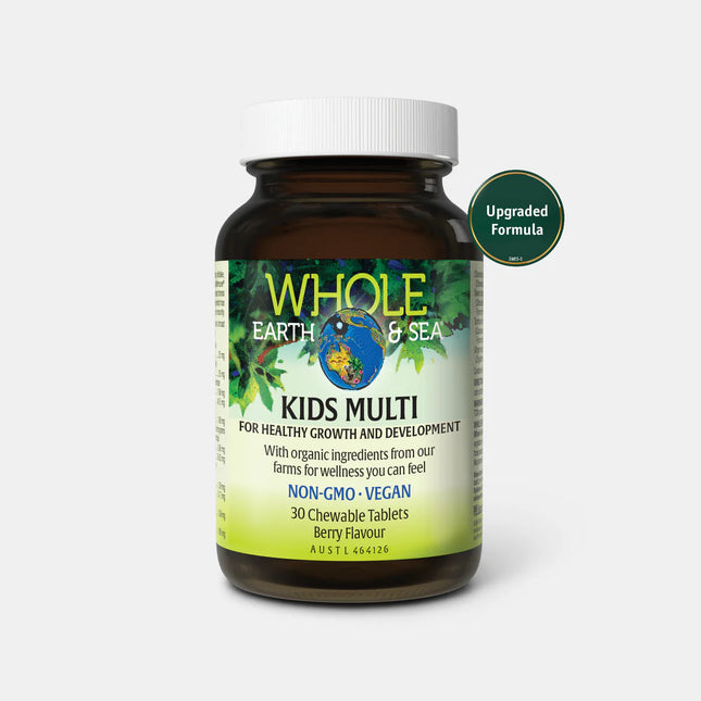 Whole Earth & Sea – Kids Multi – 30 Kauwtabletten