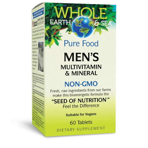 Whole Earth & Sea – Multivitamine Man Onder 50